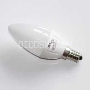 Светодиодная лампа E14, 4.5Вт (60Вт), дневной белый, 220V