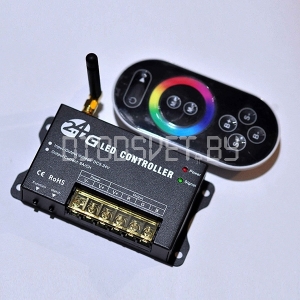 Светодиодный контроллер RGB GS-RF-01, сенсорный, 288W/12V, 576W/24V
