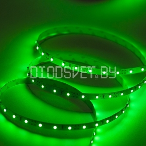 Светодиодная лента 3528, IP20, зелёный, 60LED, 1м
